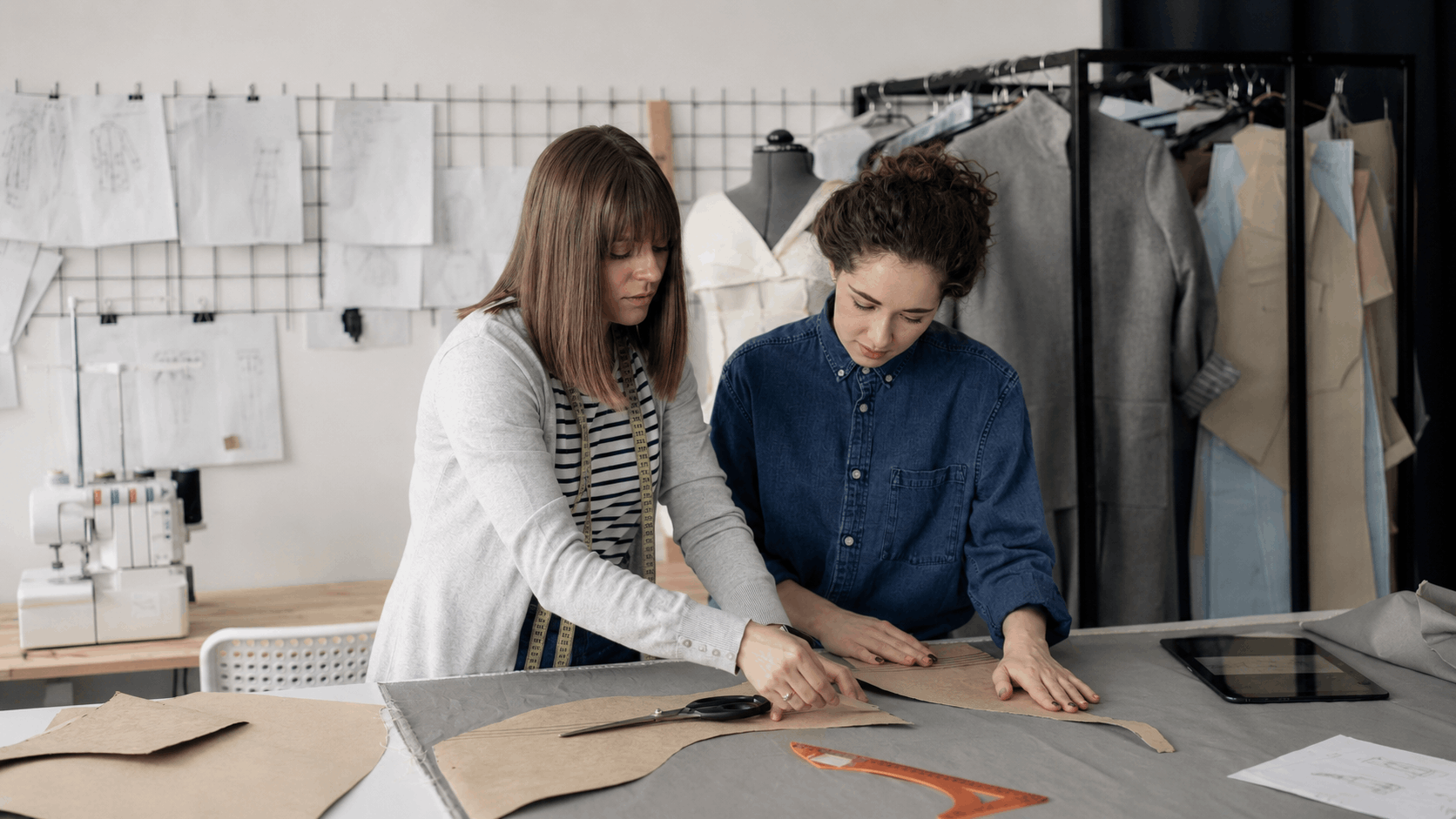 Pattern making and clothing sampling for garment production in Portugal